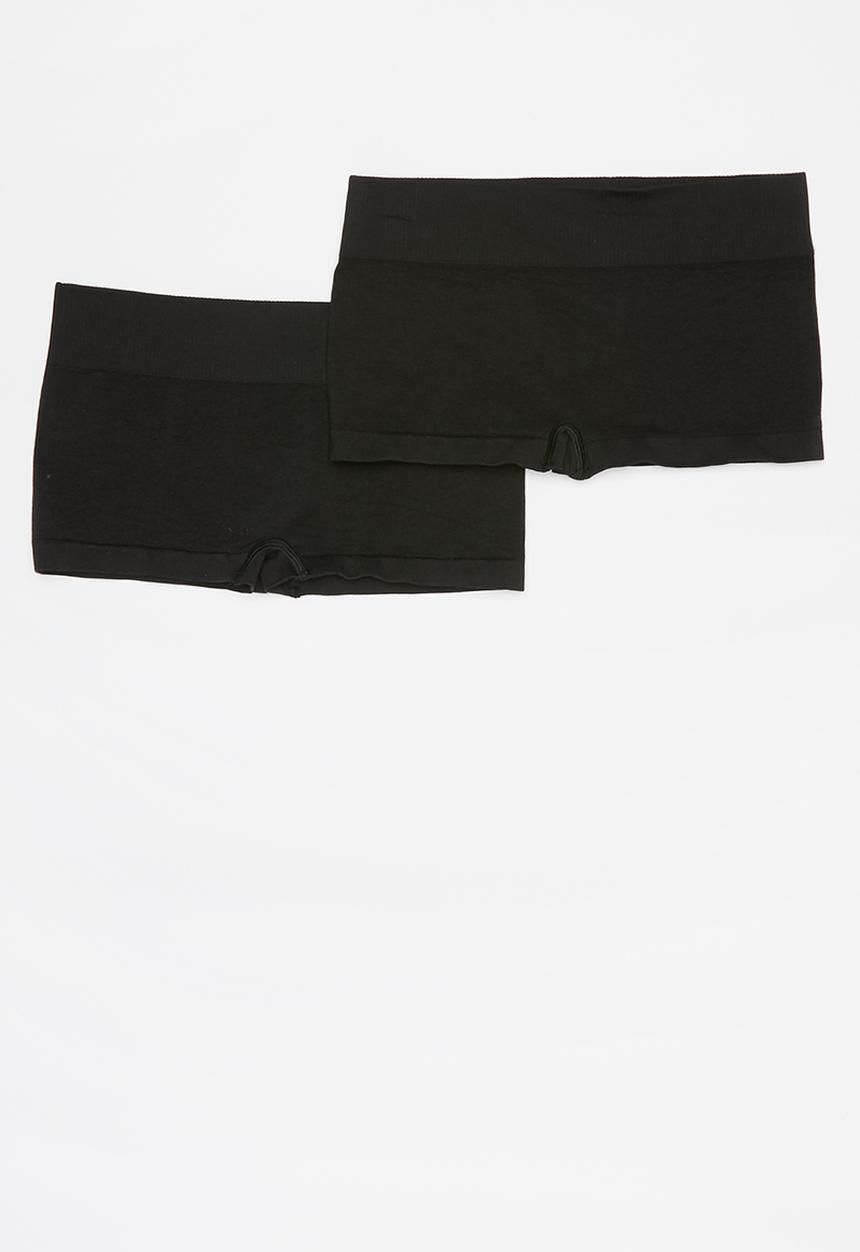 Name It - Haley seamless hipster 2 pack - black