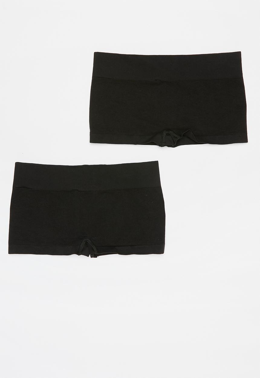 Name It - Haley seamless hipster 2 pack - black