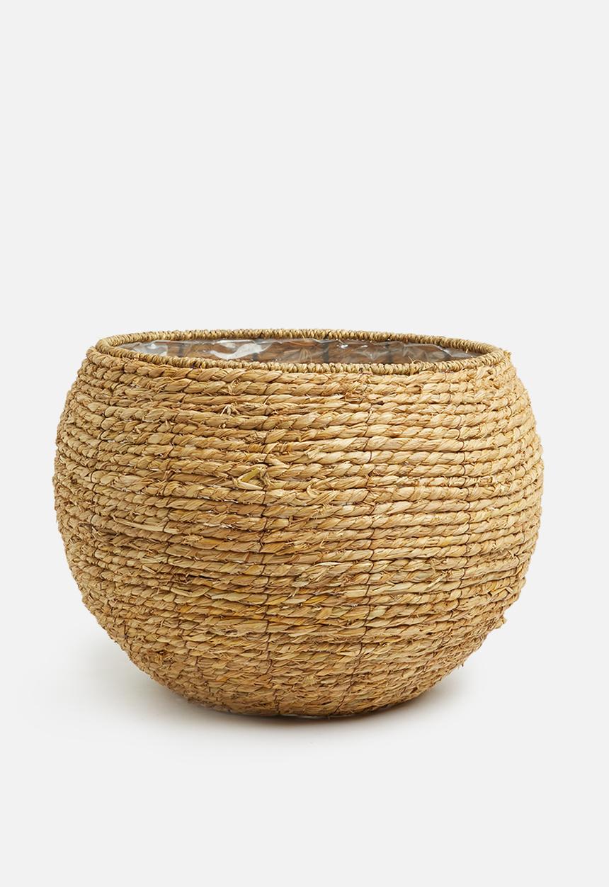 Sixth Floor - Banjar floor planter - brown