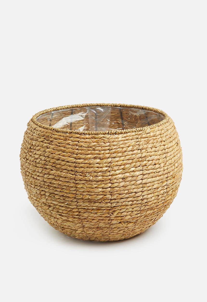 Sixth Floor - Banjar floor planter - brown