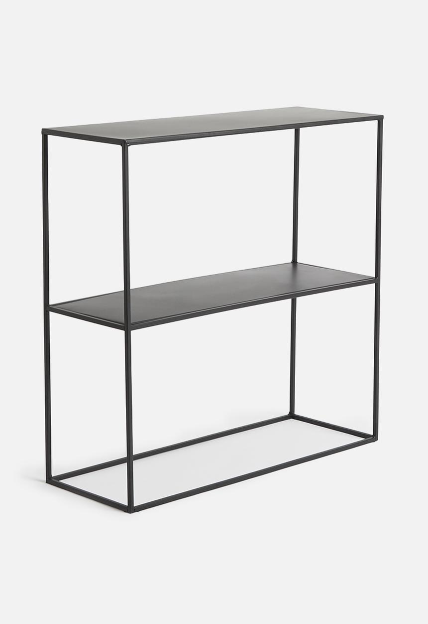 H&S - 2-Layer side table - black