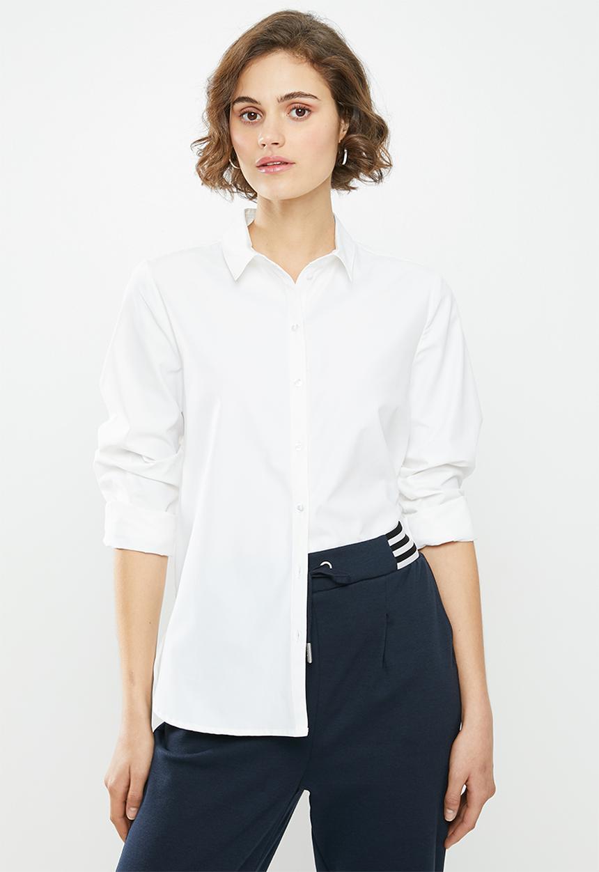 Jacqueline de Yong - Renna long sleeve shirt - cream 