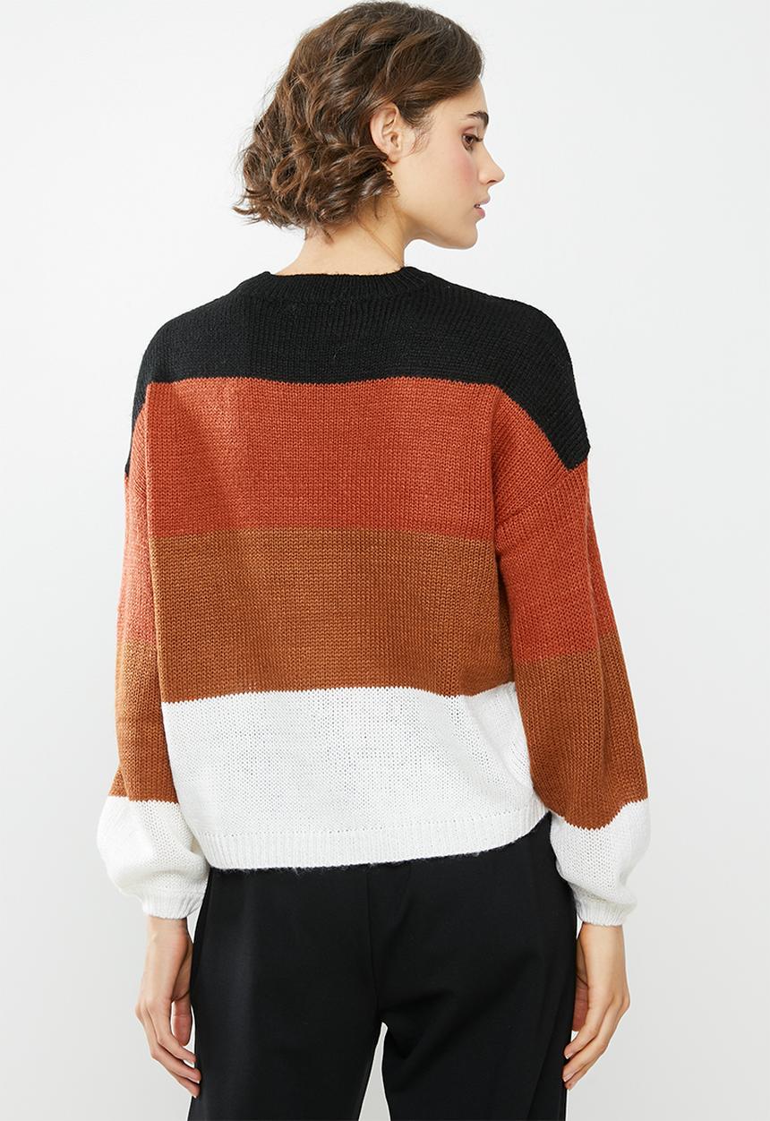 ONLY - Emy long sleeve pullover - multi 