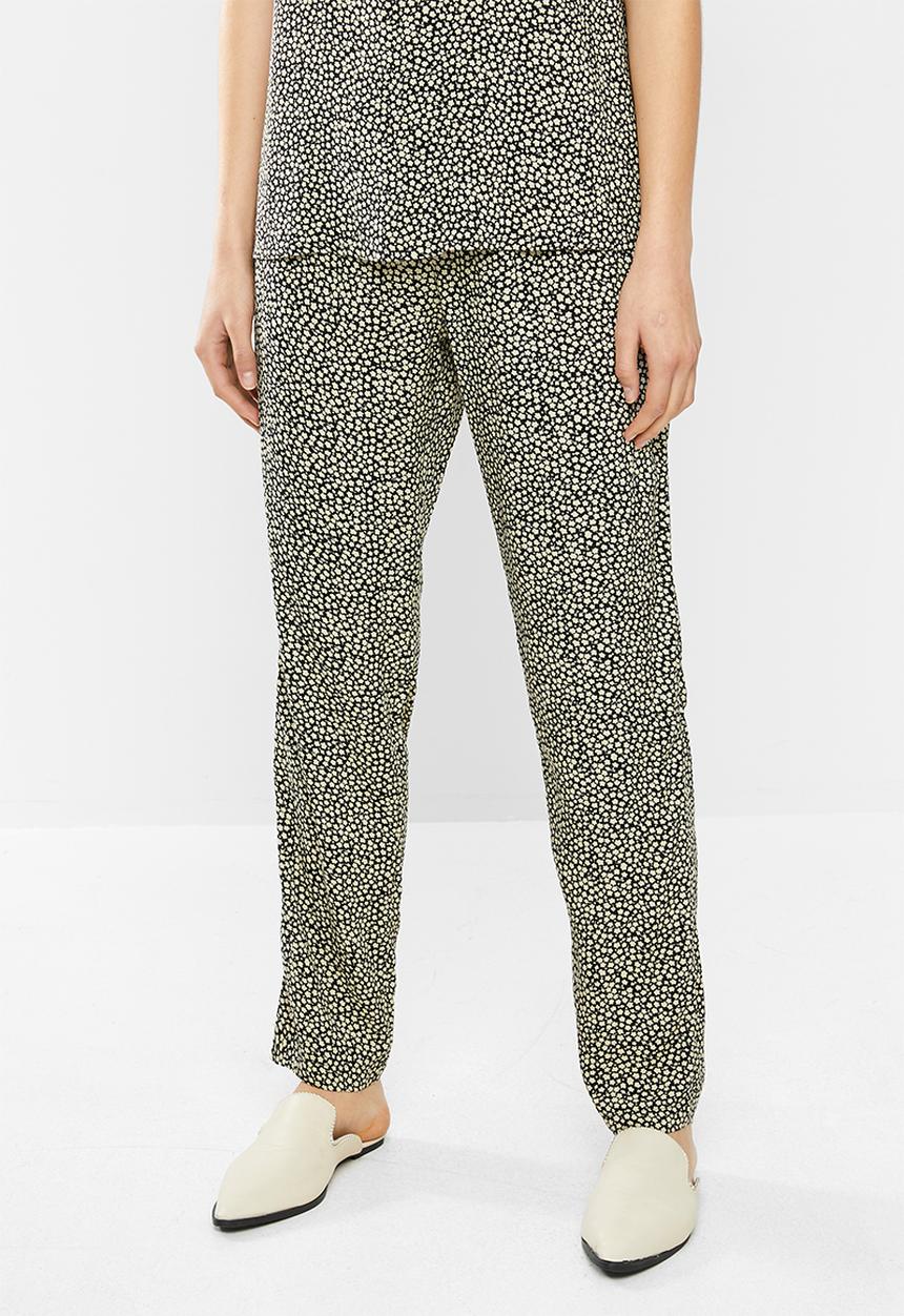Jacqueline de Yong - Starr life pants - black & neutral