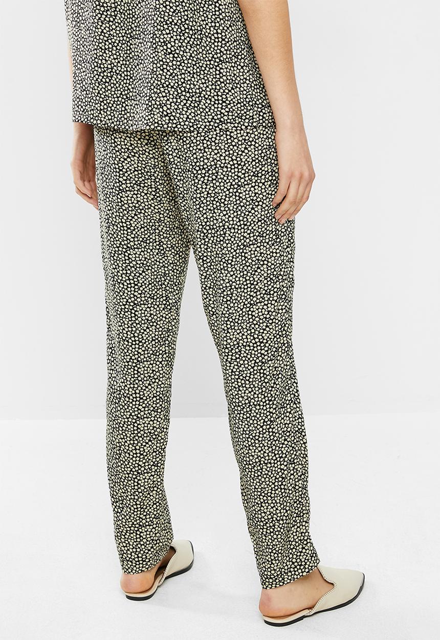 Jacqueline de Yong - Starr life pants - black & neutral