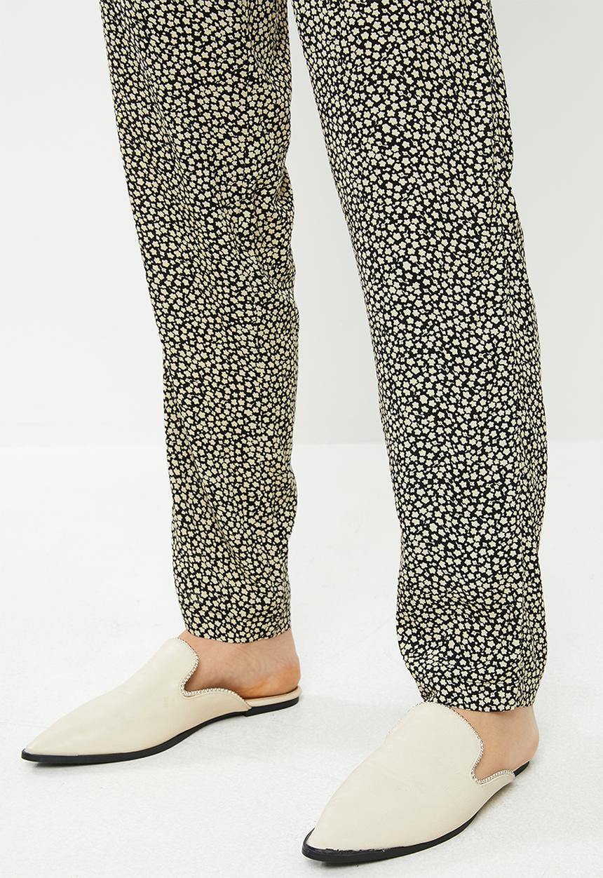 Jacqueline de Yong - Starr life pants - black & neutral