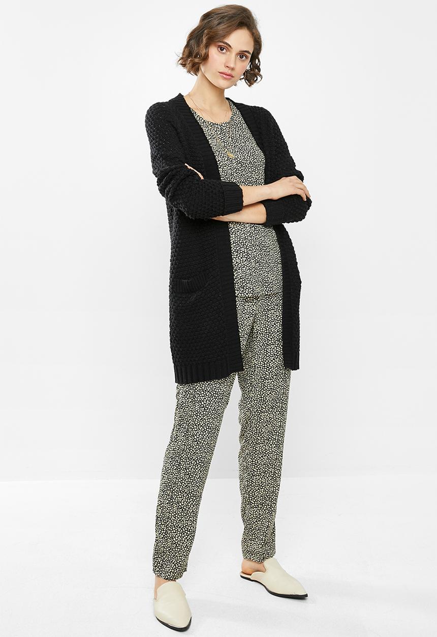 Jacqueline de Yong - Starr life pants - black & neutral