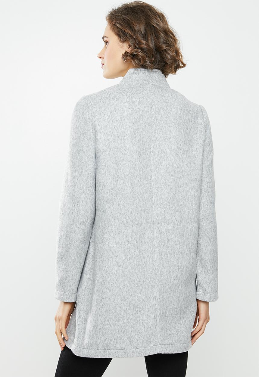 Vero Moda - Brush 3/4 length jacket - grey