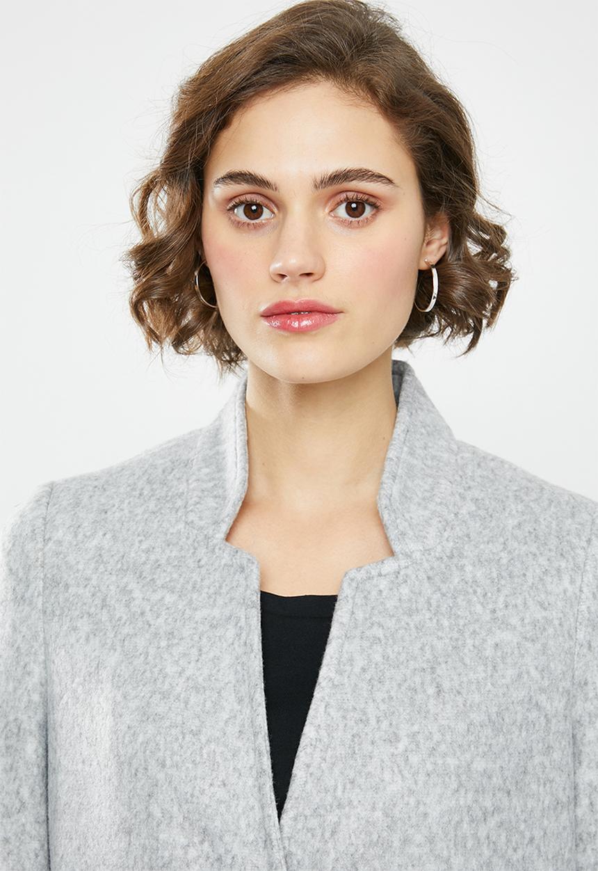 Vero Moda - Brush 3/4 length jacket - grey