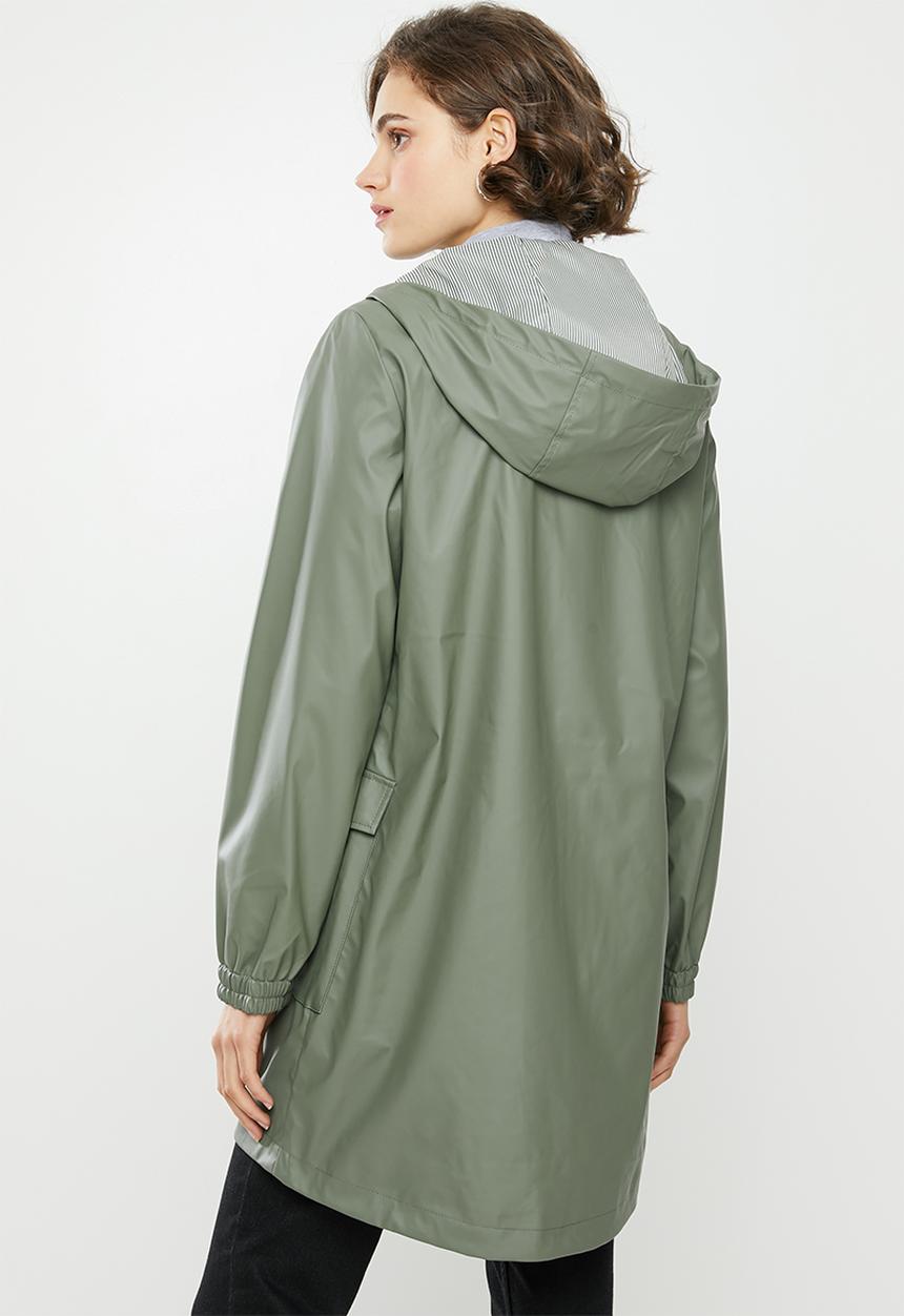 ONLY - Emma raincoat - green
