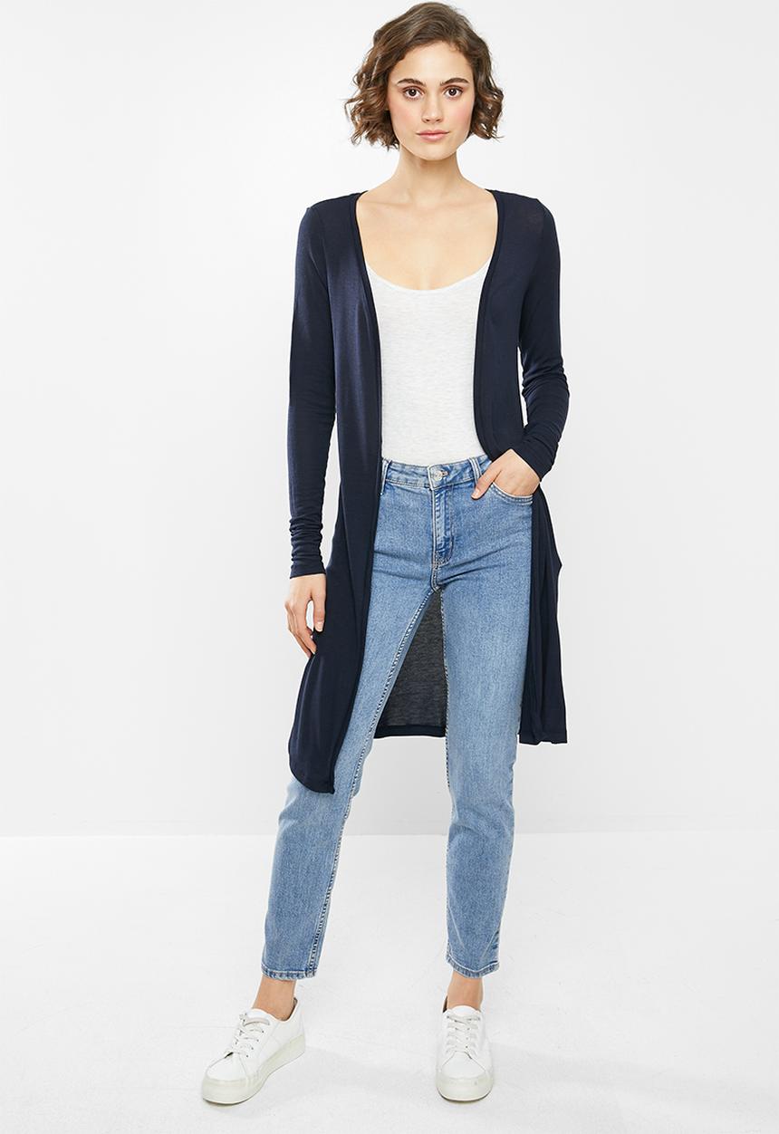 Vero Moda - Milla Essie long sleeve cardigan - night sky 