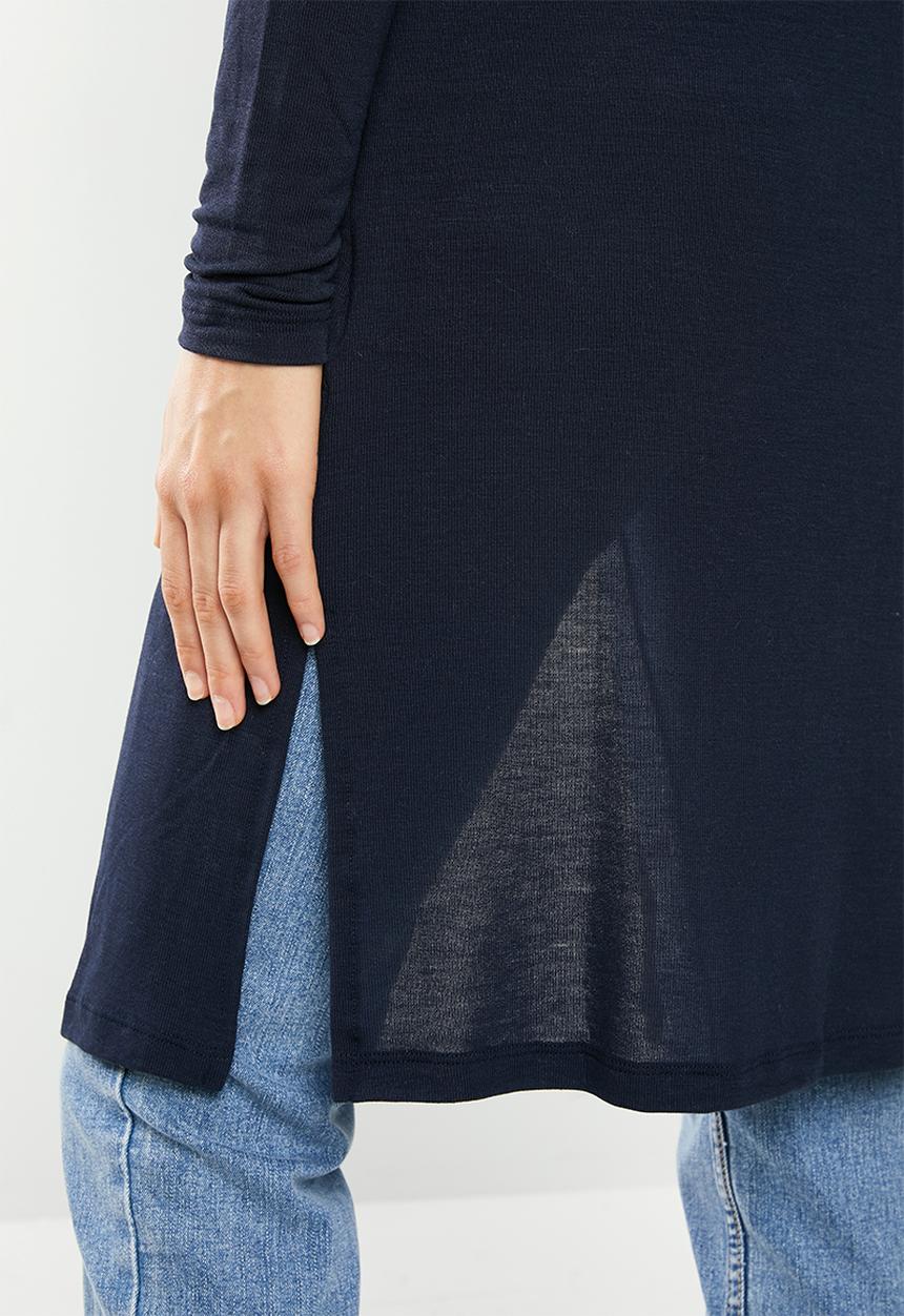 Vero Moda - Milla Essie long sleeve cardigan - night sky 