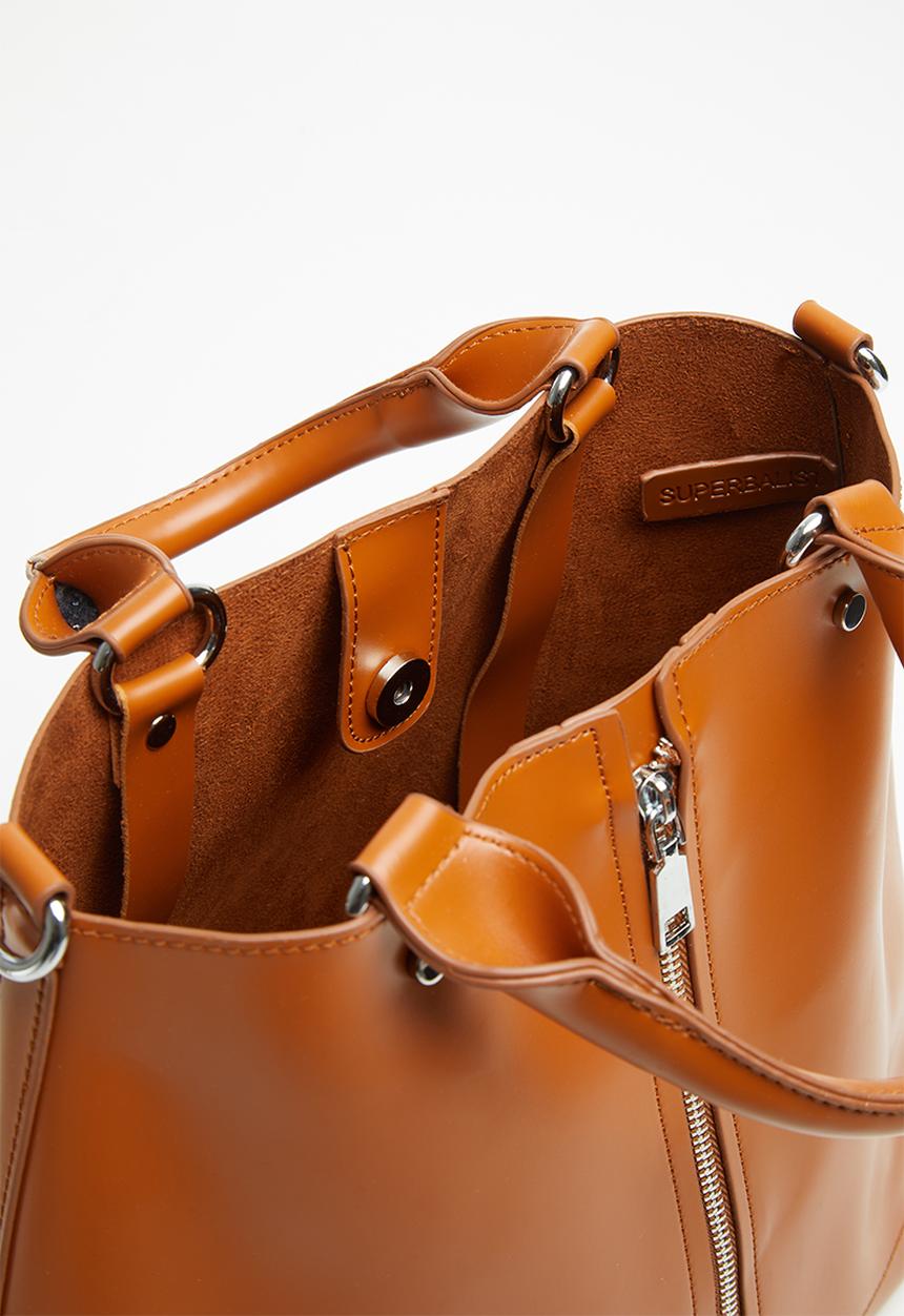 Superbalist - Zip detail tote - tan