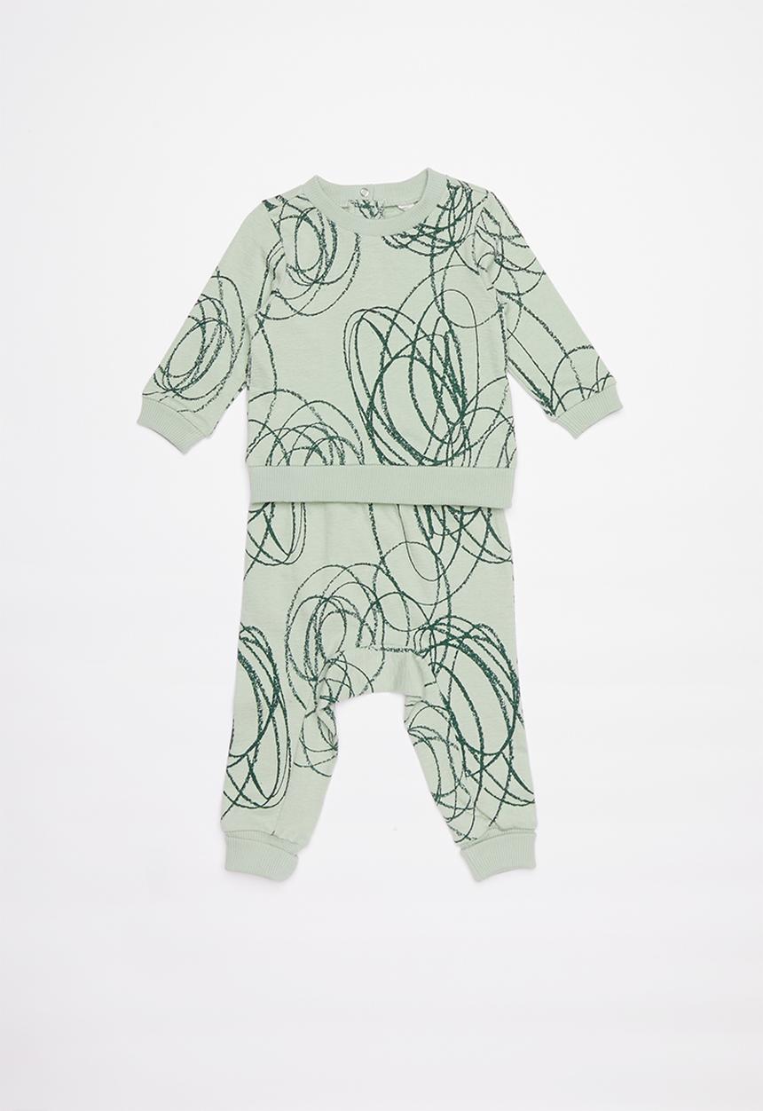 Cotton On - Billie & Casey tracksuit - green 