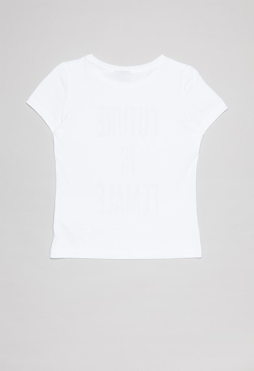 Name It - Osana short sleeve regular top - white & black 
