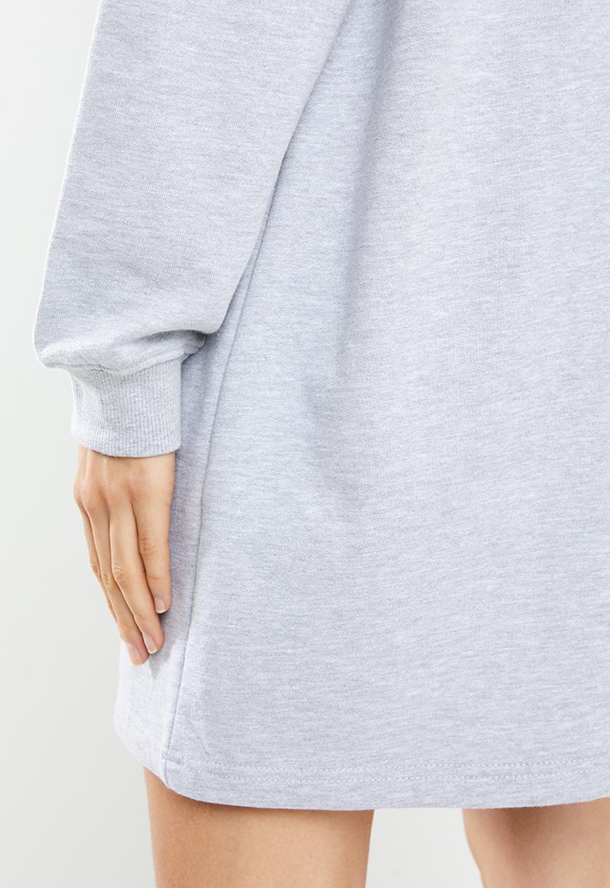 Missguided - Basic sweater dress - grey