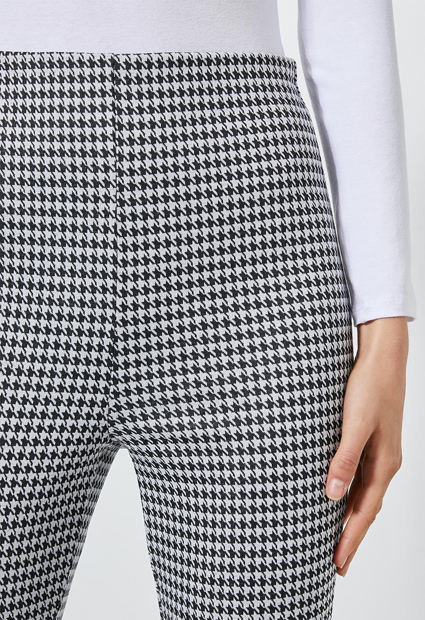 Superbalist - Houndstooth tregging - black & white
