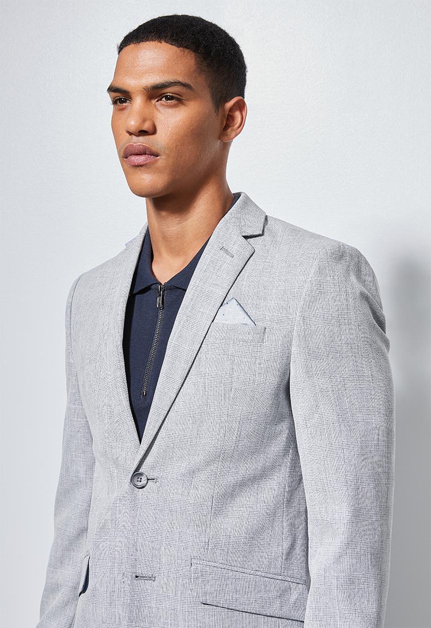 Superbalist - Regent slim fit blazer - grey