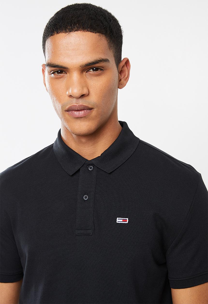 Tommy Hilfiger - Tjm classics solid stretch polo - black
