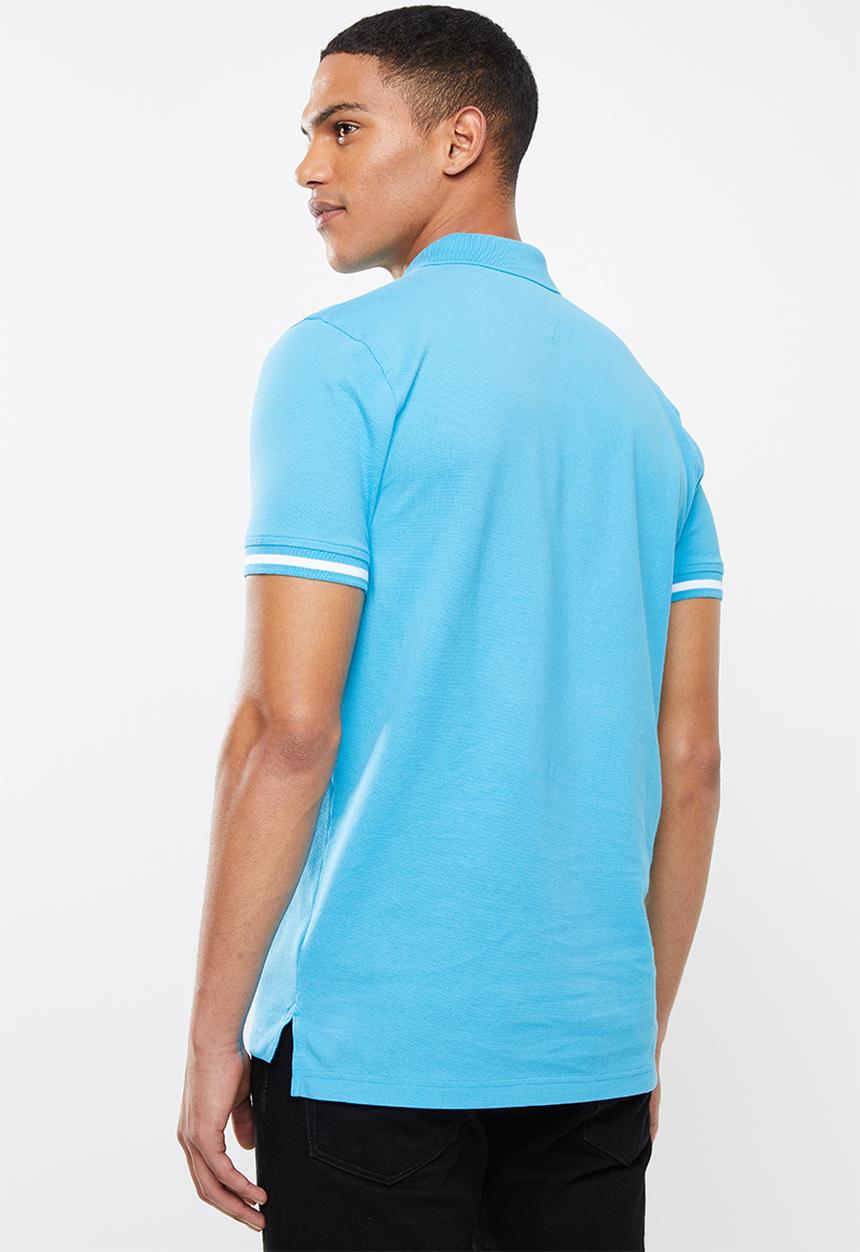 Tommy Hilfiger - Basic tipped regular polo - blue