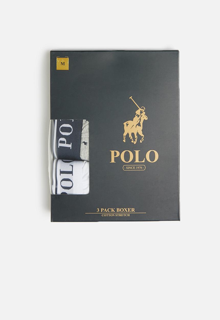 POLO - Classic knit boxer 3 pack - multi