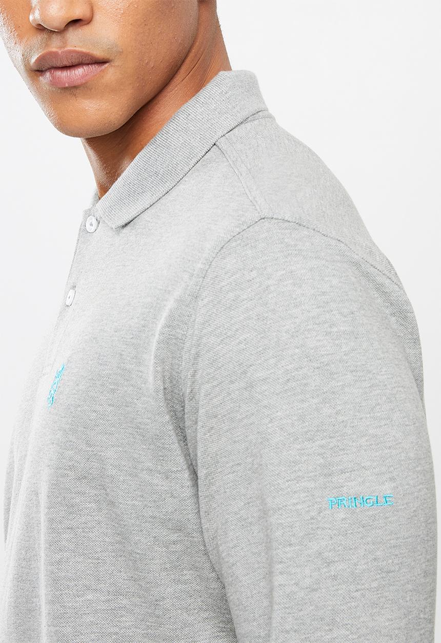 Pringle of Scotland - St Augustine long sleeve styled - grey 