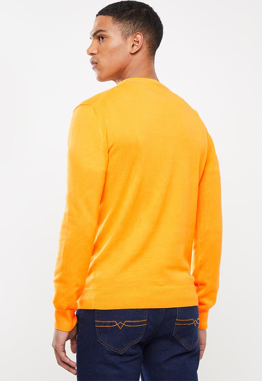 Pringle of Scotland - Raiden v-neck knit - yellow 