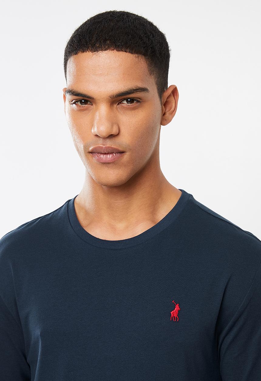 POLO - Paul long sleeve crew neck T-shirt - navy