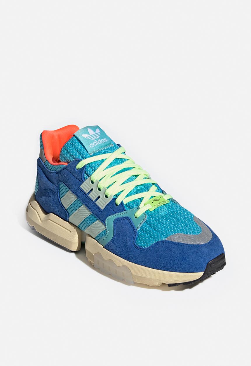 adidas Originals - ZX Torsion - bright cyan / linen green / blue
