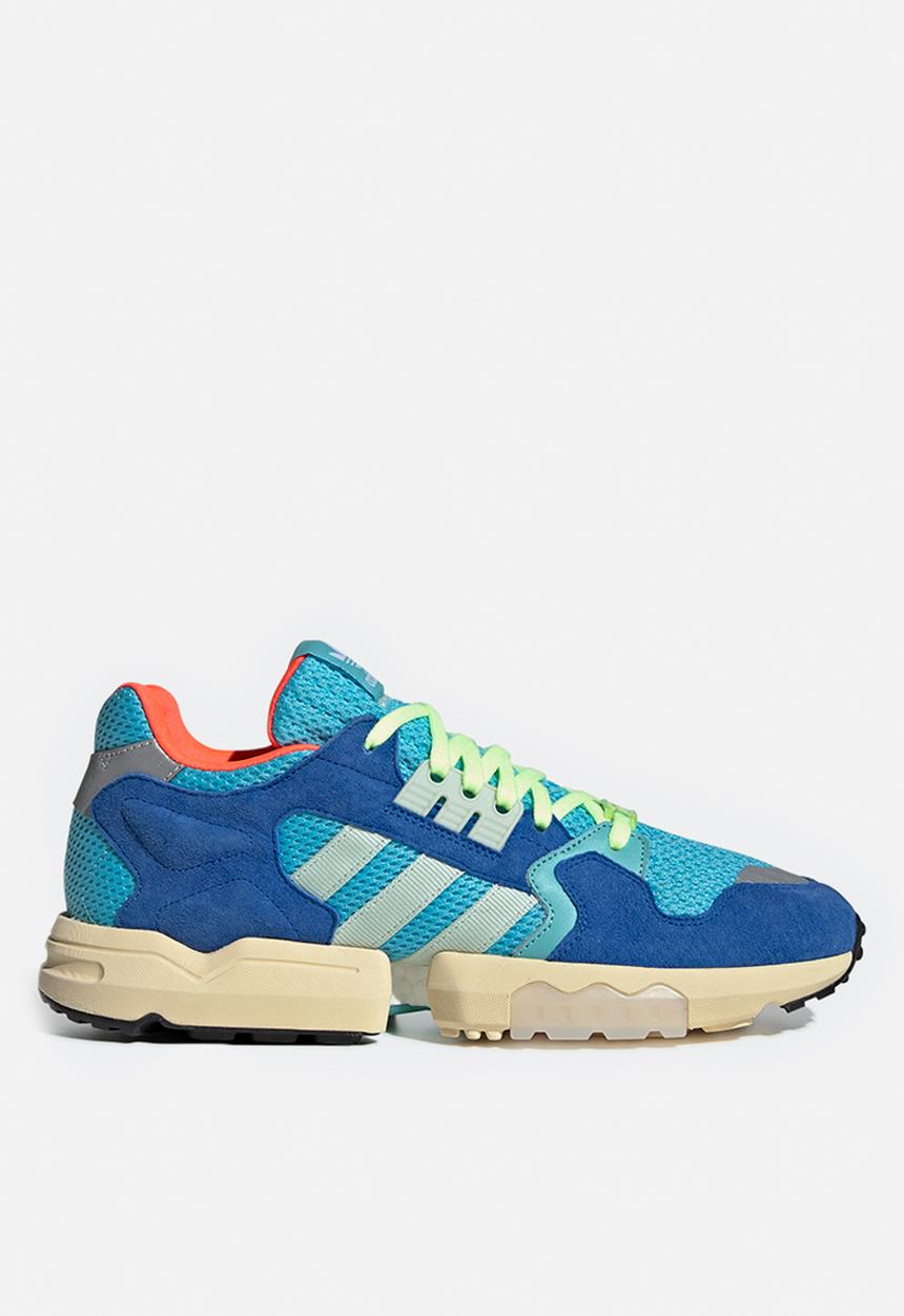 adidas Originals - ZX Torsion - bright cyan / linen green / blue