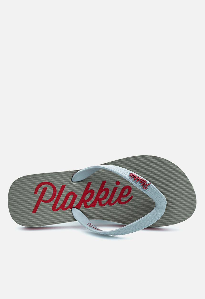 Plakkie - Plakkie flip-flop - clifton grey & red