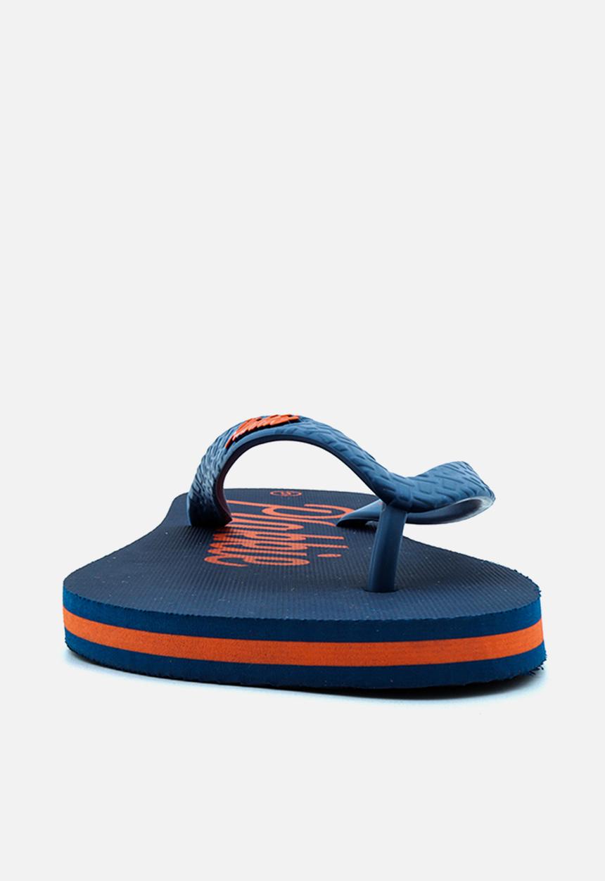 Plakkie - Plakkie flip-flop - gonubie blue & orange