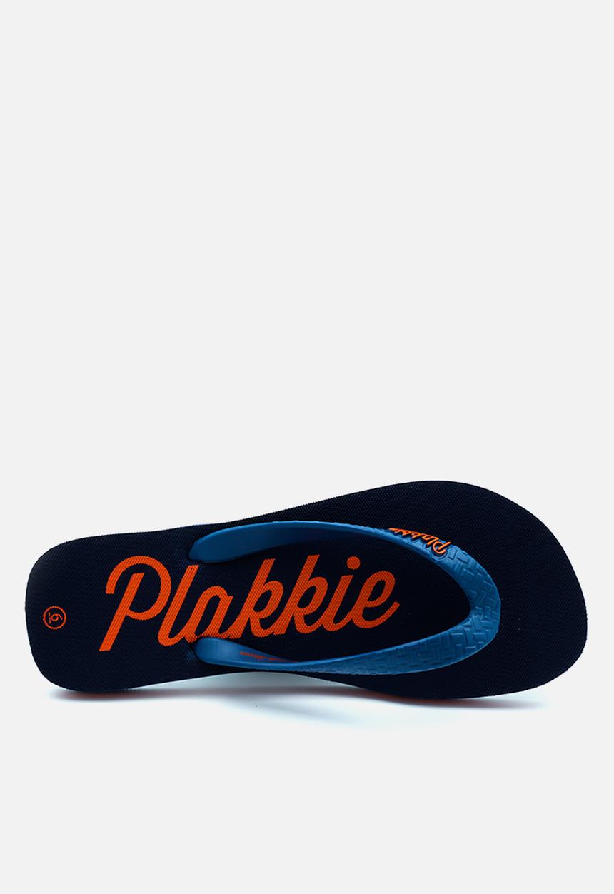 Plakkie - Plakkie flip-flop - gonubie blue & orange