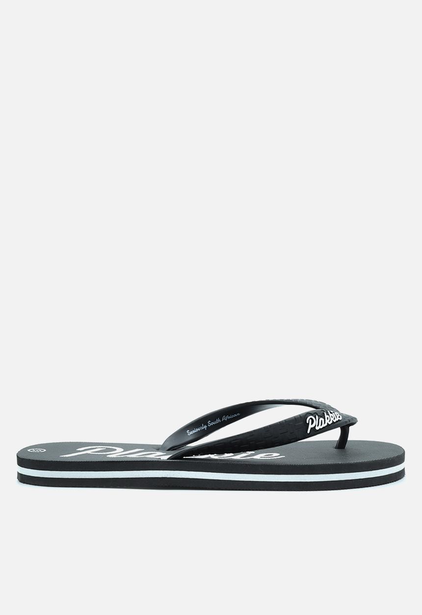 Plakkie - Plakkie flip-flop - kelly black & white