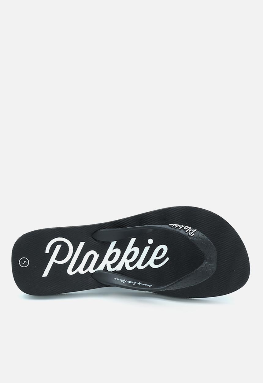 Plakkie - Plakkie flip-flop - kelly black & white