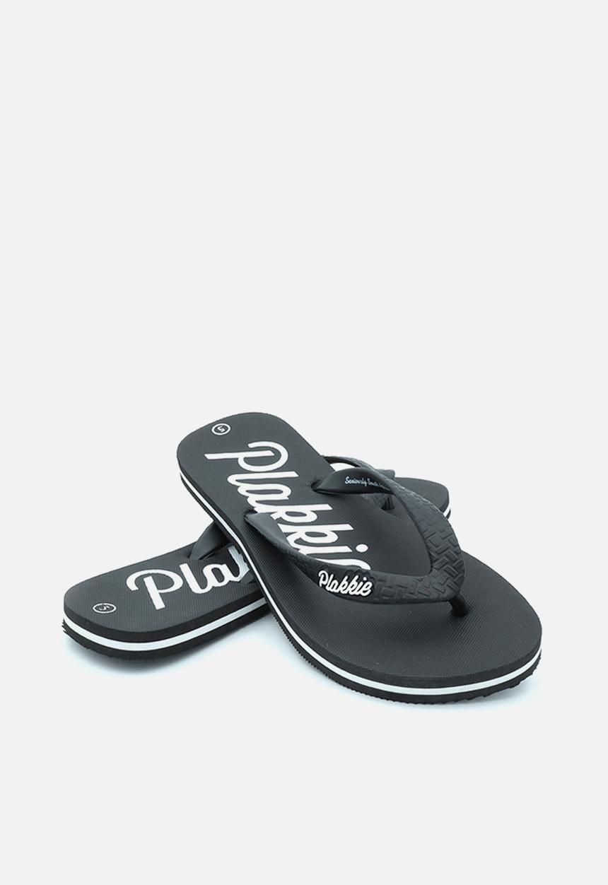 Plakkie - Plakkie flip-flop - kelly black & white