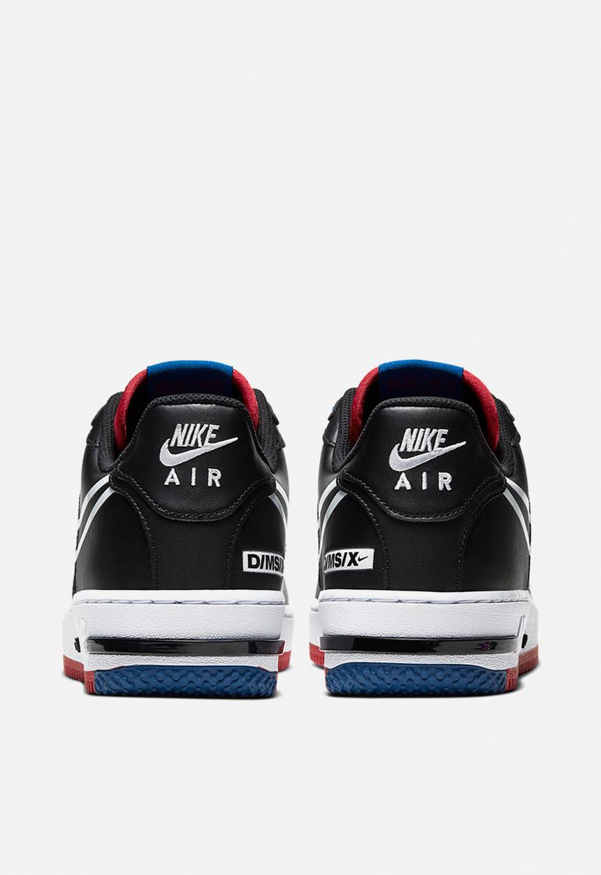 Nike - Air Force 1 react - black / white-gym red-gym blue