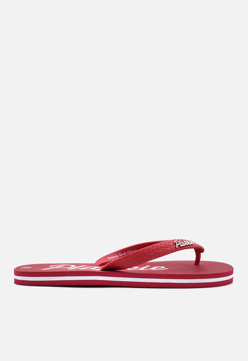 Plakkie - Plakkie flip-flop - lookut red & white
