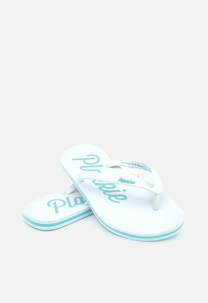 Plakkie - Plakkie flip-flop - port saint johns white & blue
