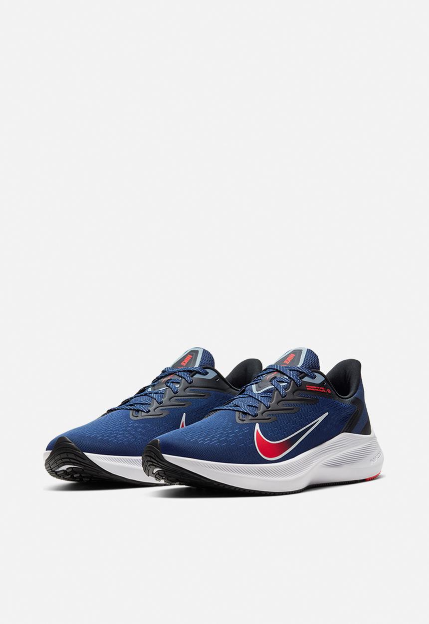 Nike - Zoom winflo 7 - midnight navy / bright crimson-black