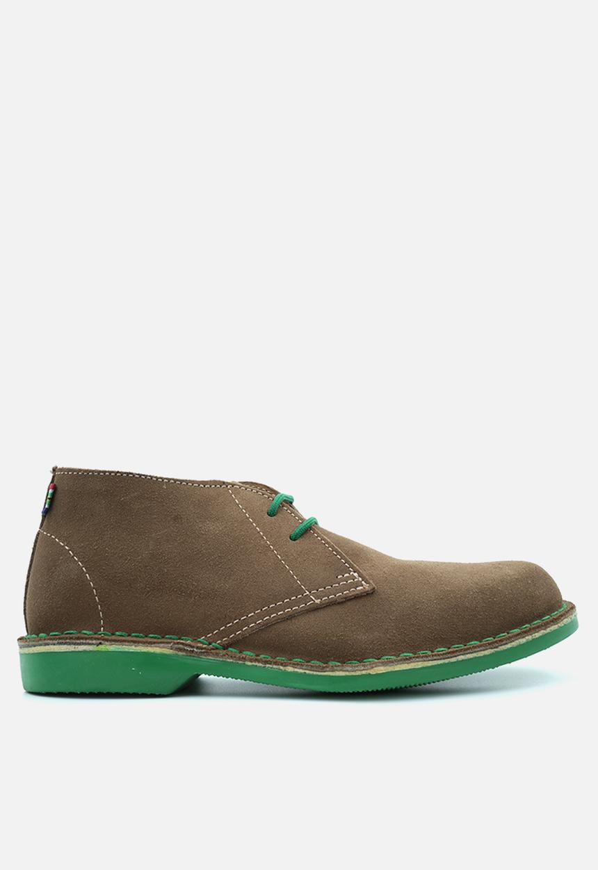 Veldskoen - Veldskoen heritage lowveld - brown with green sole
