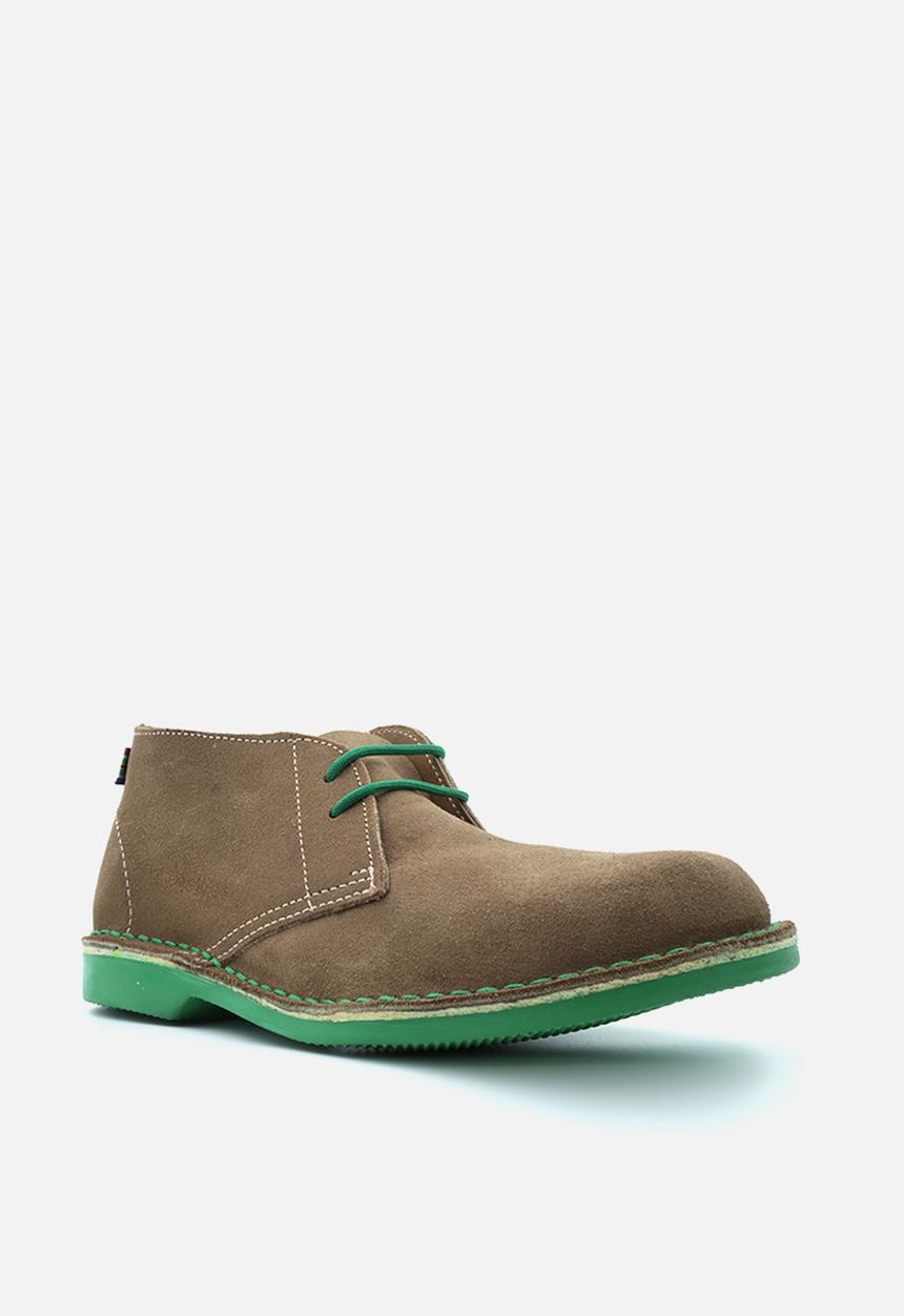 Veldskoen - Veldskoen heritage lowveld - brown with green sole