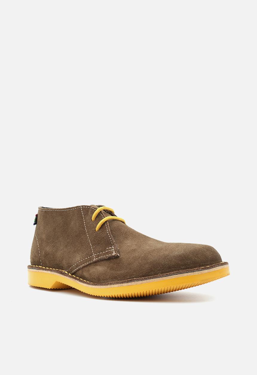 Veldskoen - Veldskoen heritage vilikazi - brown with yelllow sole