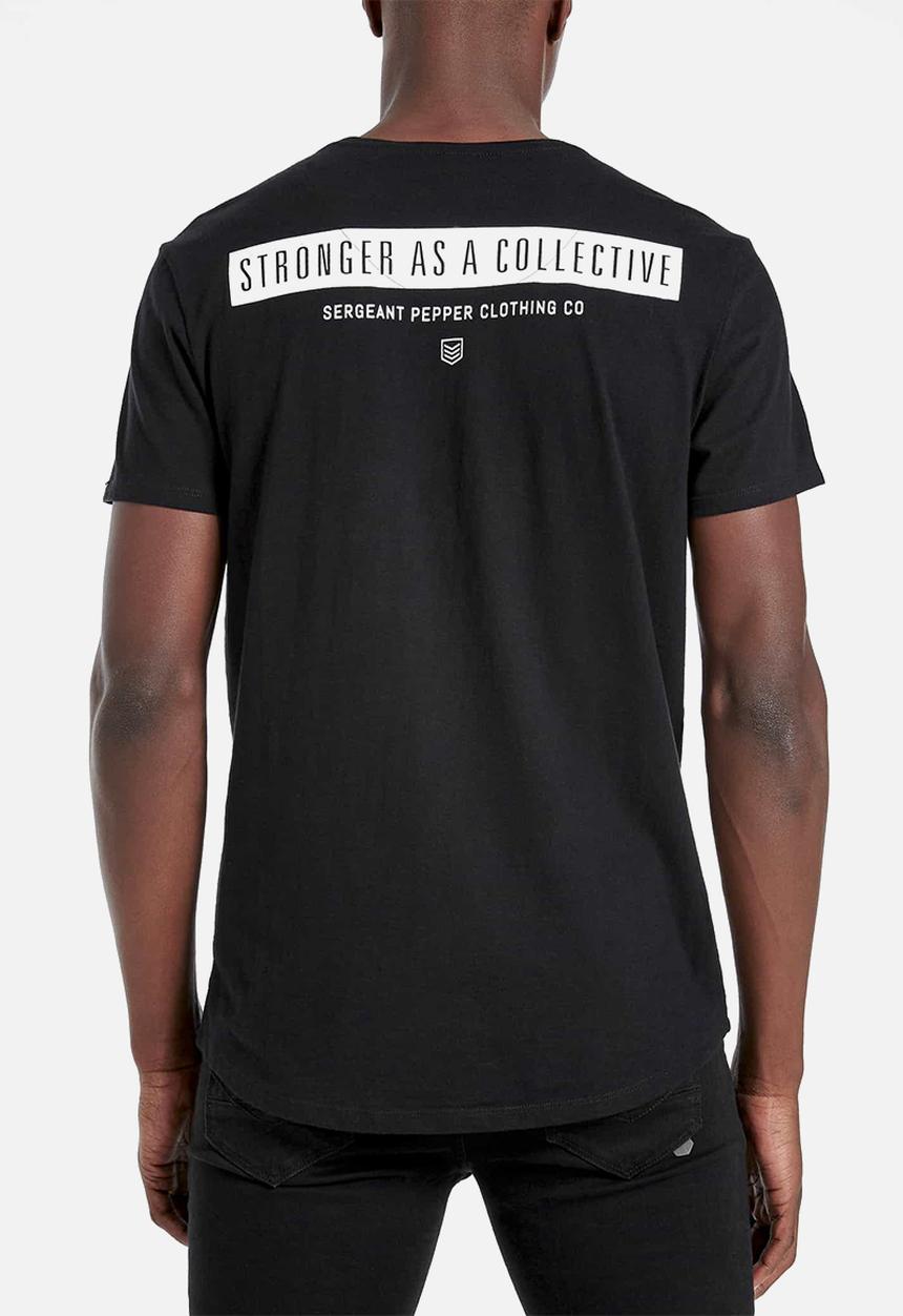 S.P.C.C - Allen slub logo tee - black