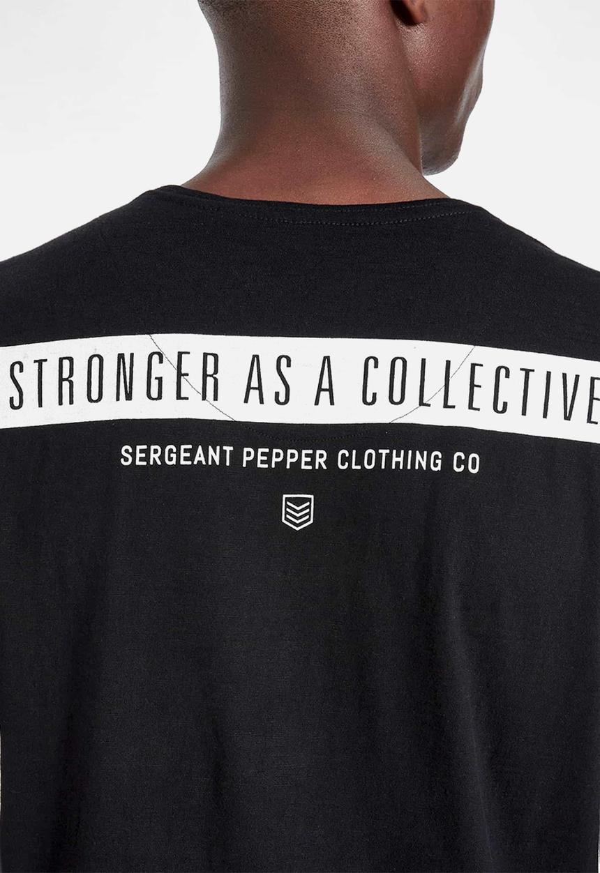 S.P.C.C - Allen slub logo tee - black