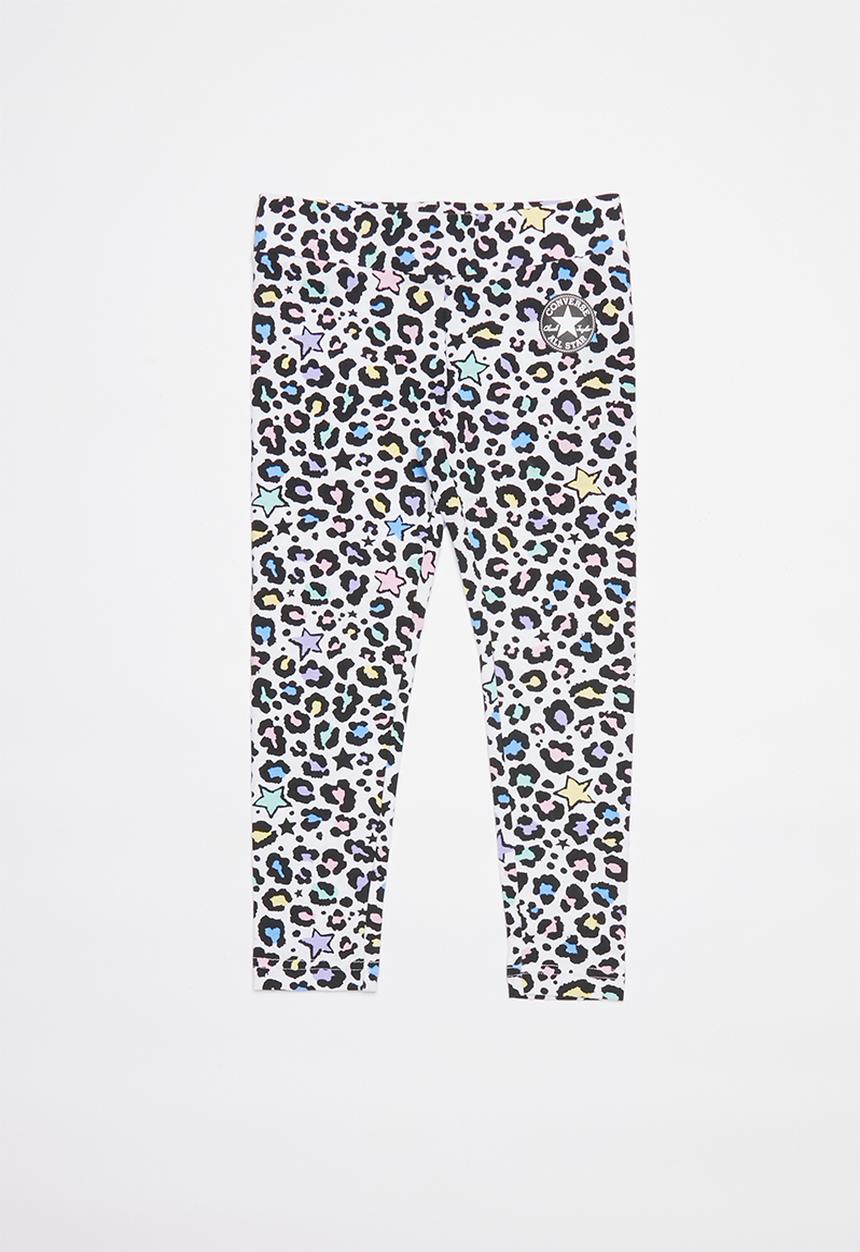 Converse - Converse leopard aop legging - white