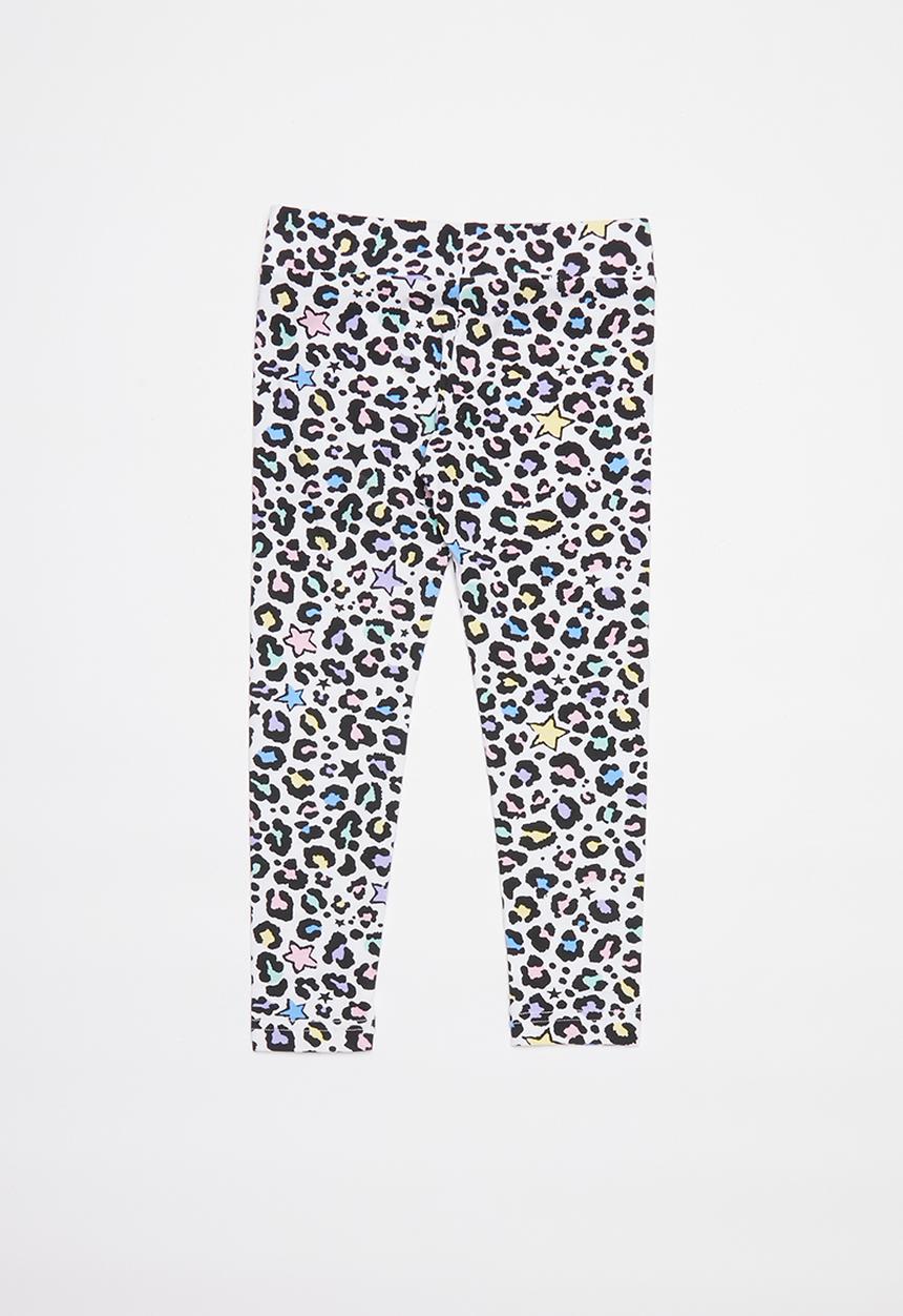 Converse - Converse leopard aop legging - white