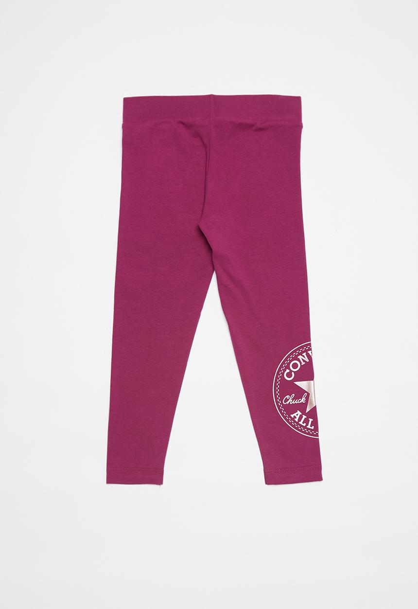 Converse - Converse oversize chuck patch leggings - purple 