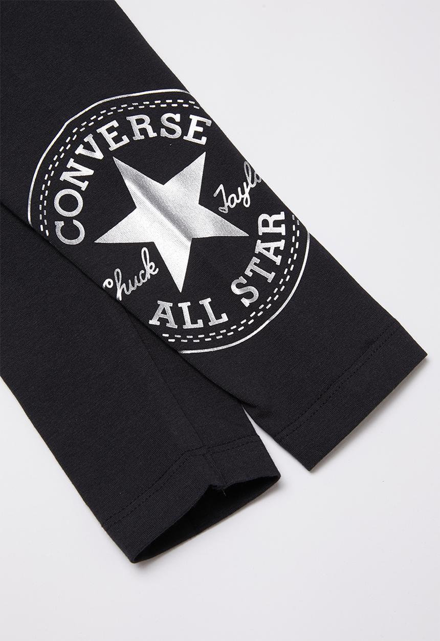 Converse - Converse oversize chuck patch leggings - black