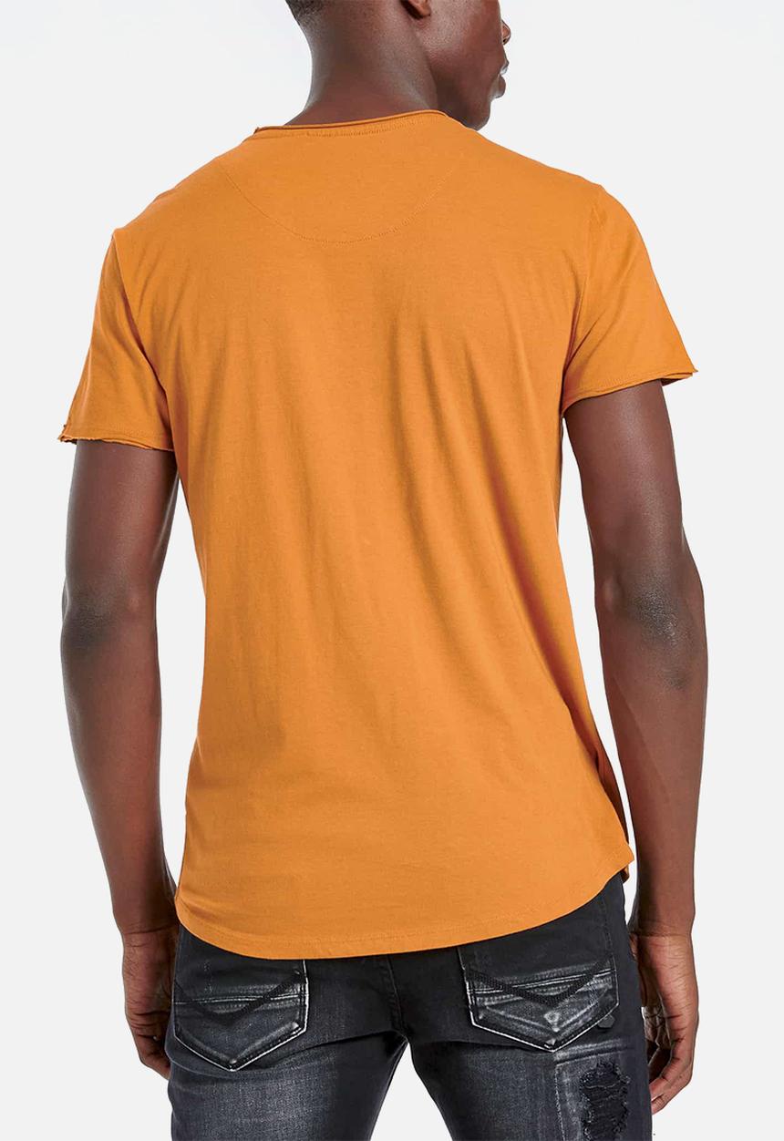 S.P.C.C - Foley slub logo tee - dijon